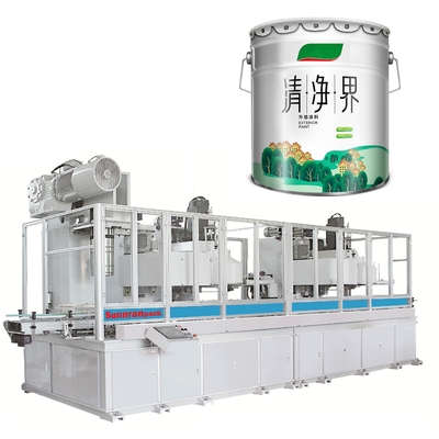 UNバケツ缶を作る機械